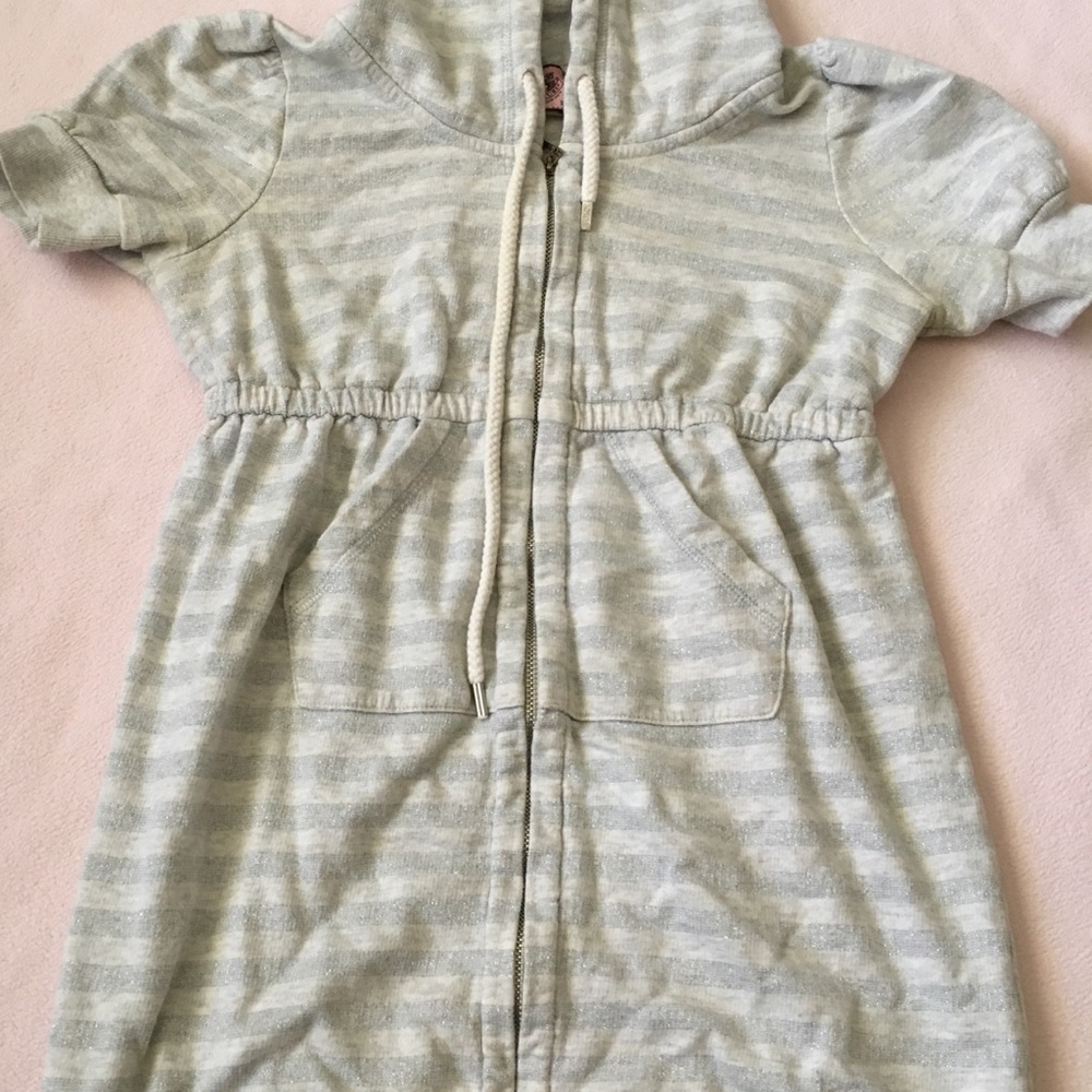 JUICY COUTURE STRIPED SWEATSHIRT